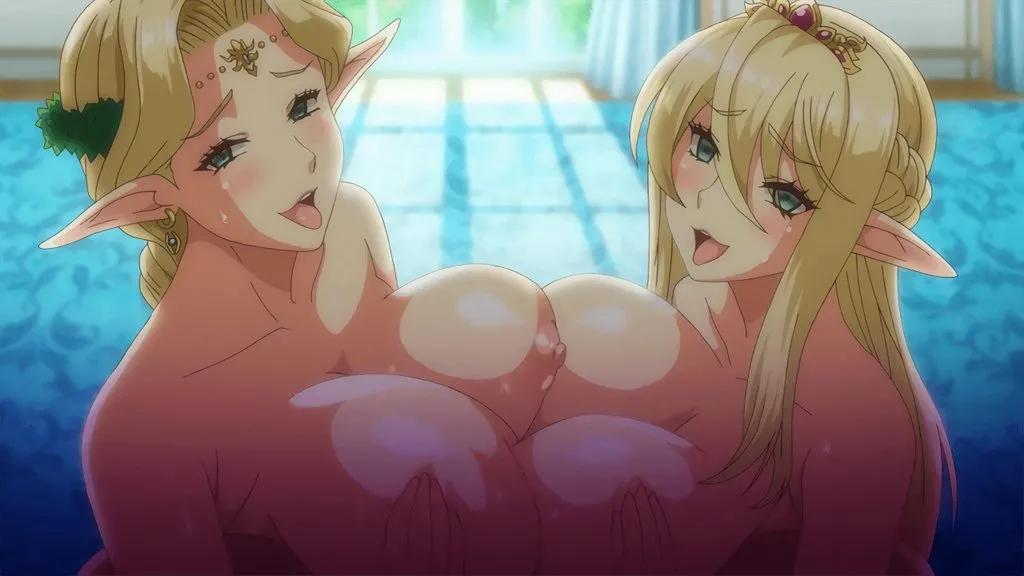 OVA 巨乳エルフ母娘催眠 ＃1 エルフの国を蹂躙する男。汚された女王と姫