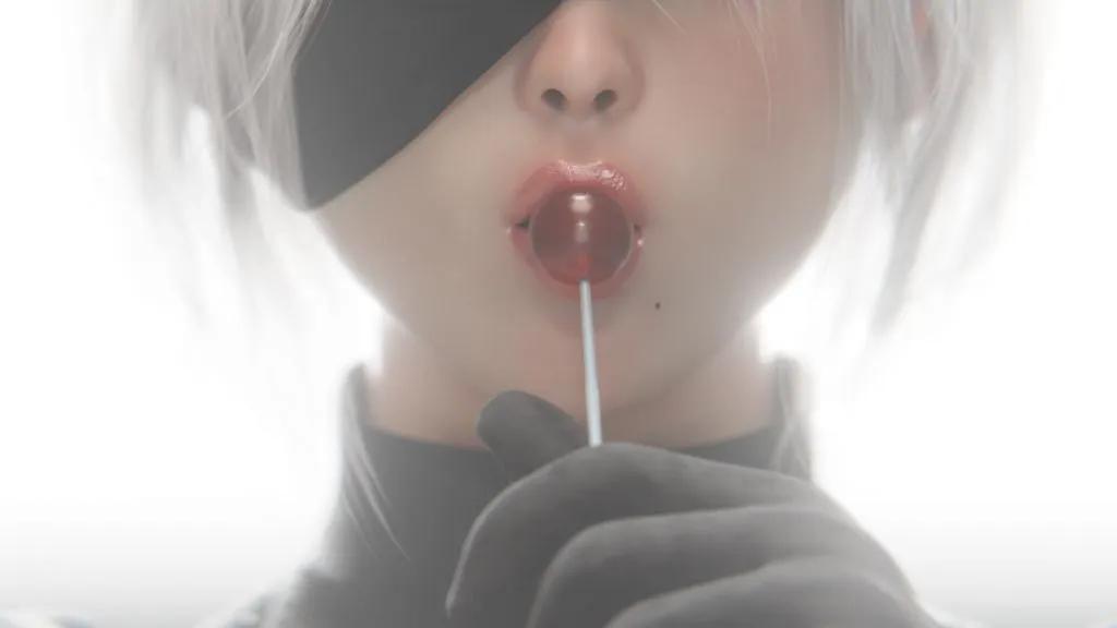 [Visualoos] 2B Wants to Trade Her Lollipop 4k [ NO WM ]