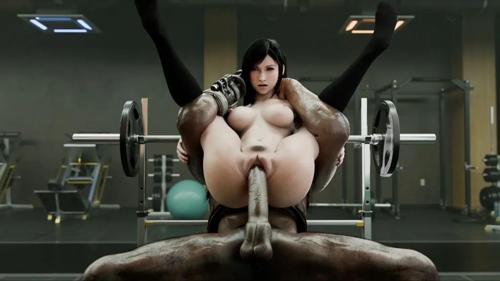 [xholy3Dx] Tifa Barret workout