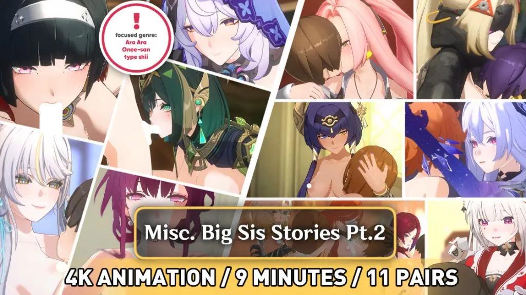 [PastaPaprika] Misc. Big Sis Stories Part 2 ANIMATION (4K)